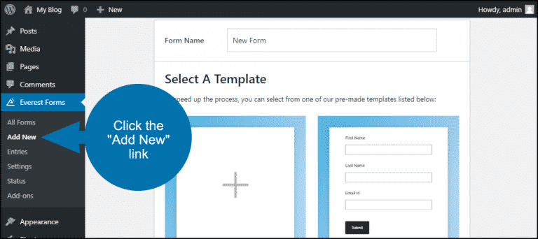 How to Make Forms in WordPress with Everest Forms - GreenGeeks