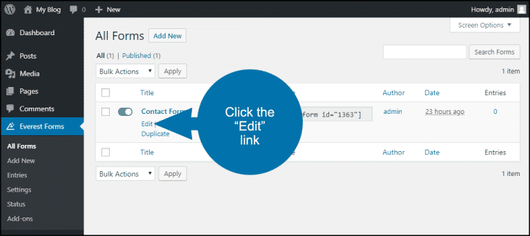 How to Make Forms in WordPress with Everest Forms - GreenGeeks
