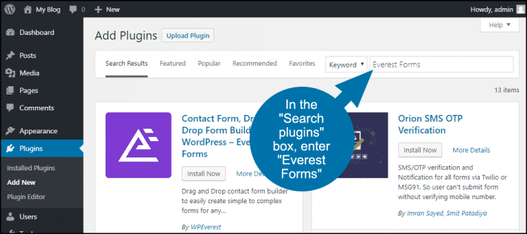 How to Make Forms in WordPress with Everest Forms - GreenGeeks