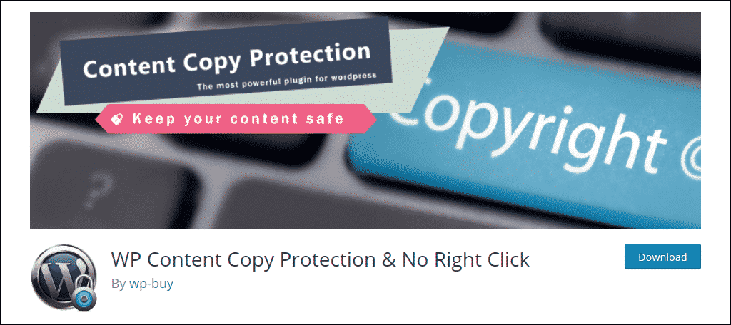 WP Content Copy Protection