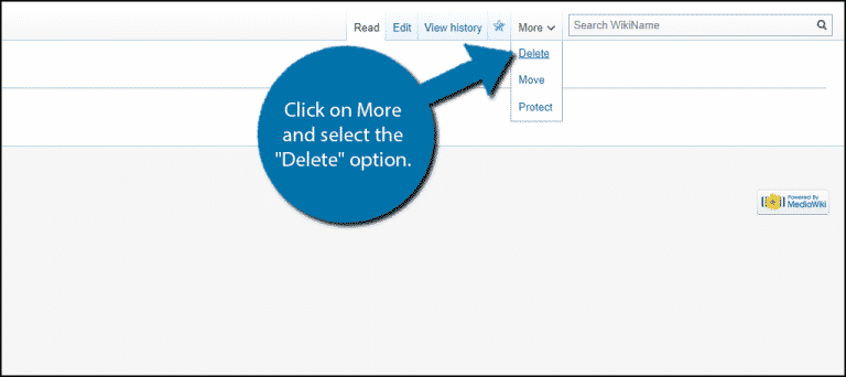 mediawiki link to same page