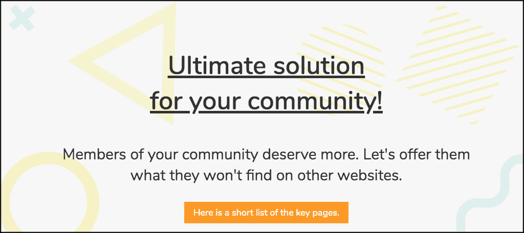 OneCommunity website theme