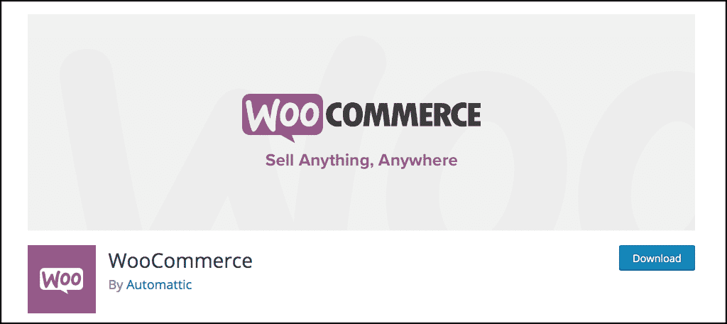 WooCommerce plugin