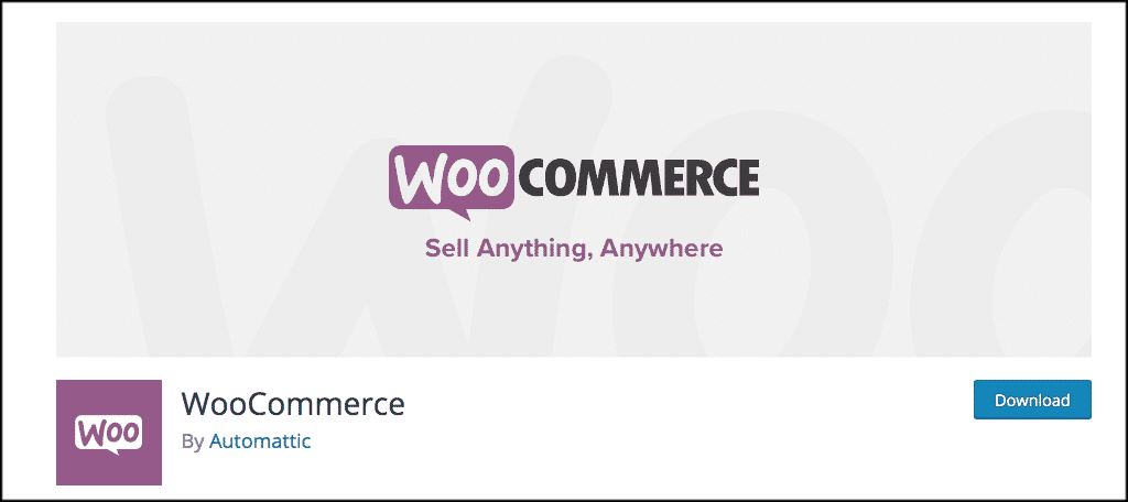 WooCommerce plugin