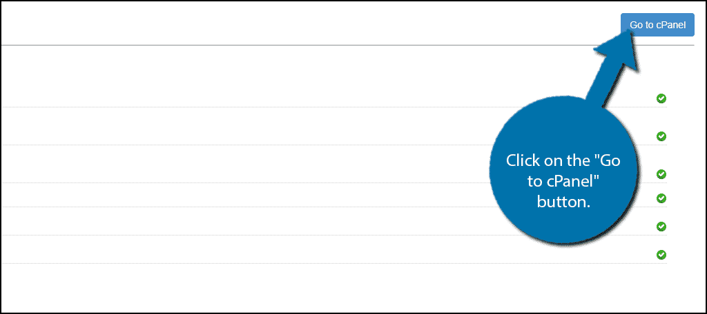 Перейти в cPanel