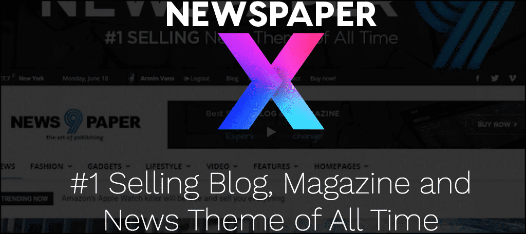 Newspaper theme for making a news website