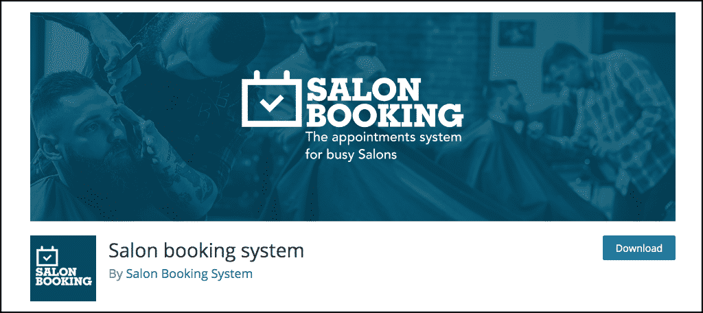 Salon booking system plugin