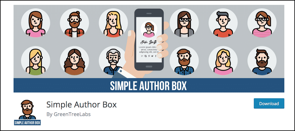 Show author box plugin