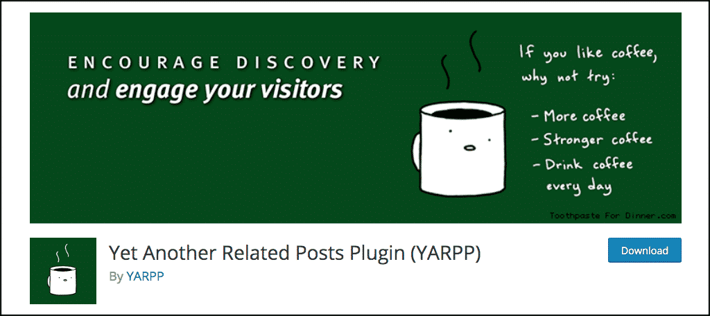 Make a news website with yarpp plugin