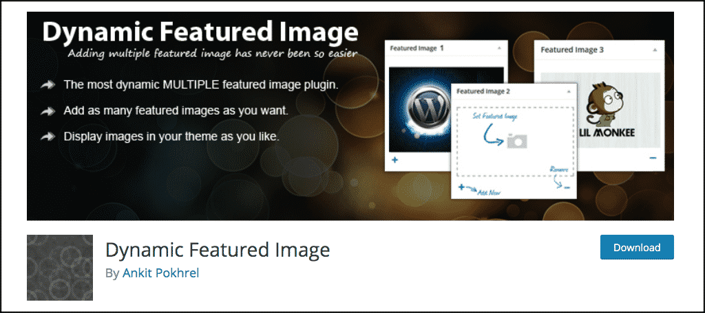 Dynamic Featured Image plugin