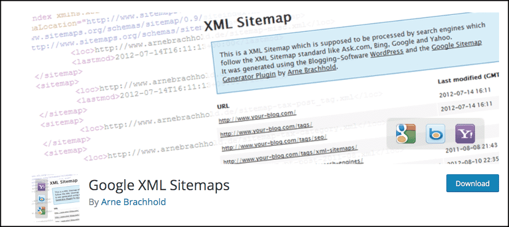 Google xml sitemaps to make a dynamic website