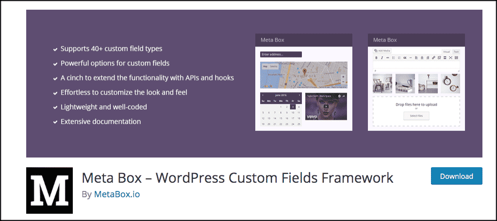 Meta box plugin