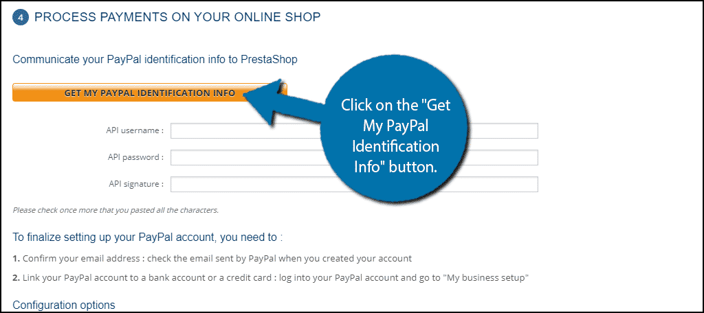 Get My PayPal Identification Info
