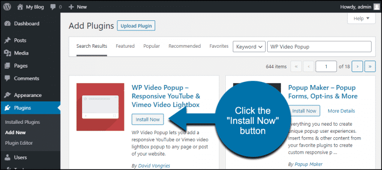 How to Add a Video Popup in WordPress from YouTube or Vimeo - GreenGeeks