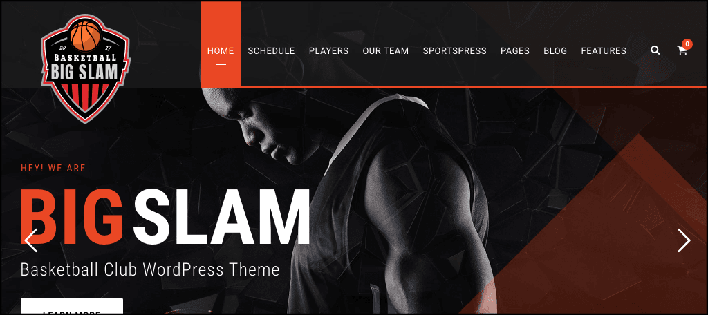 BigSlam sports blog theme