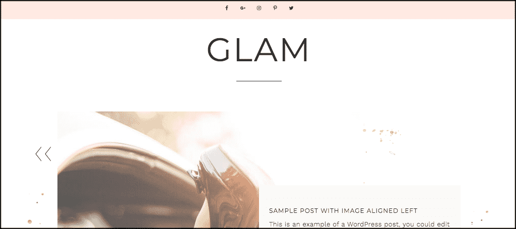 Glam Pro theme