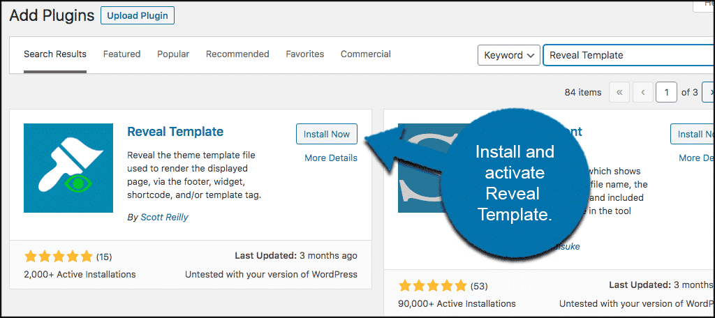 INstall and activate current template plugin