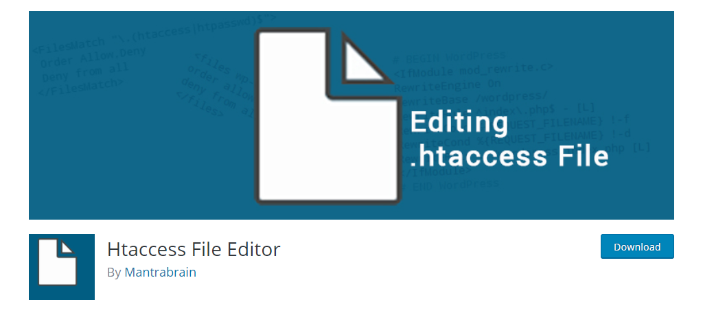 Htaccess File Editor