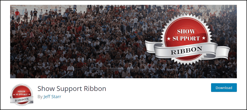 Show Support Ribbon