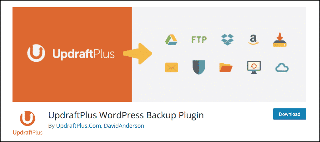 UpdraftPlus tech blog plugin