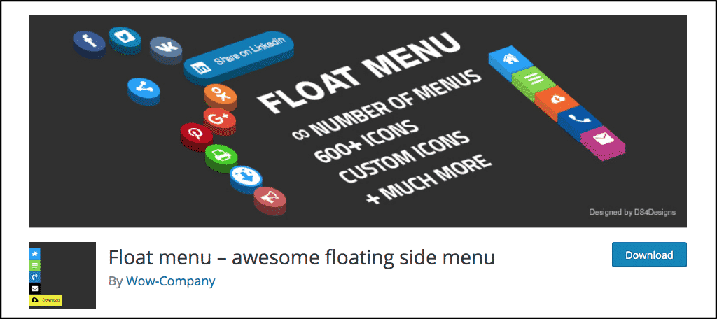 Float Menu plugin