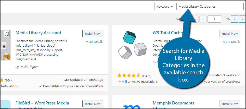 Media Library Categories