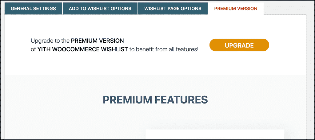 Premium options for woocommerce wishlist