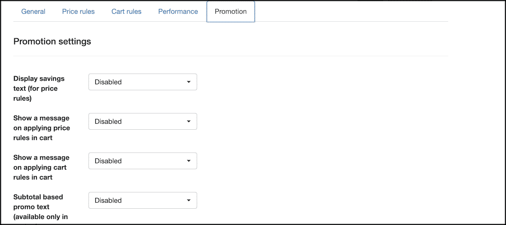 Promotion tab for discount rules in woocommerce