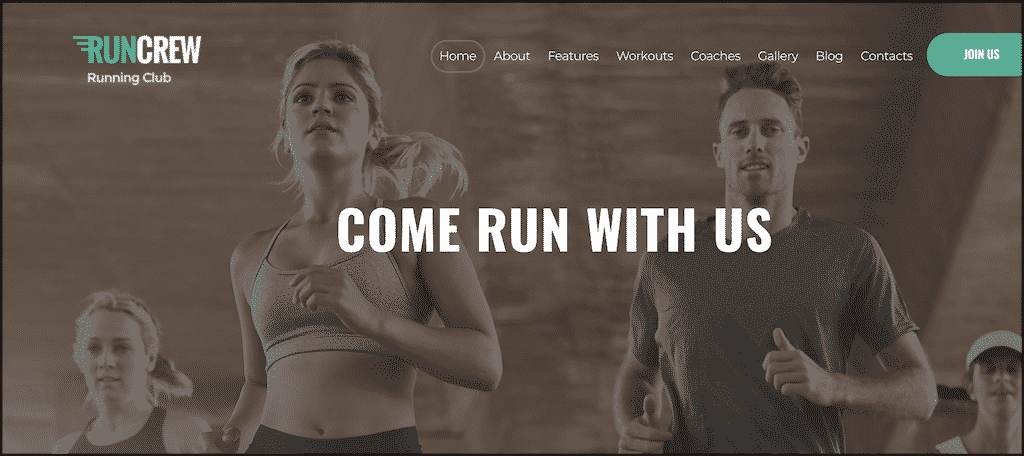 RunCrew theme for running blog