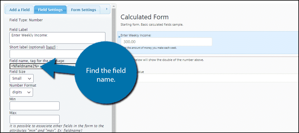 Field Name