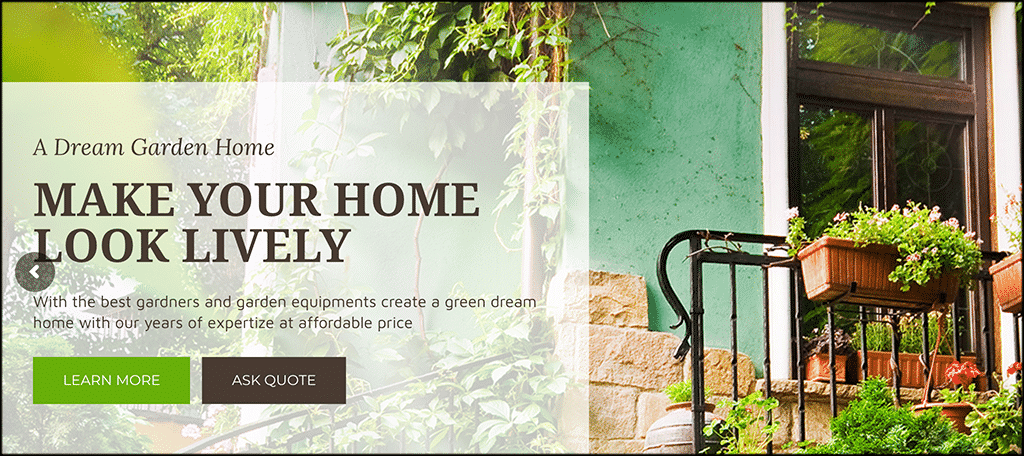 Garden WordPress theme