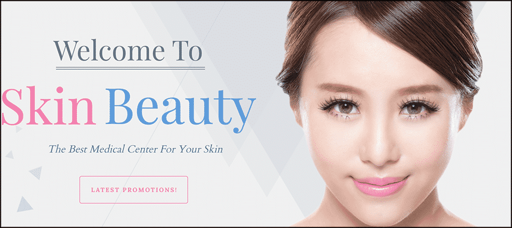 Skin beauty theme for skin care blog