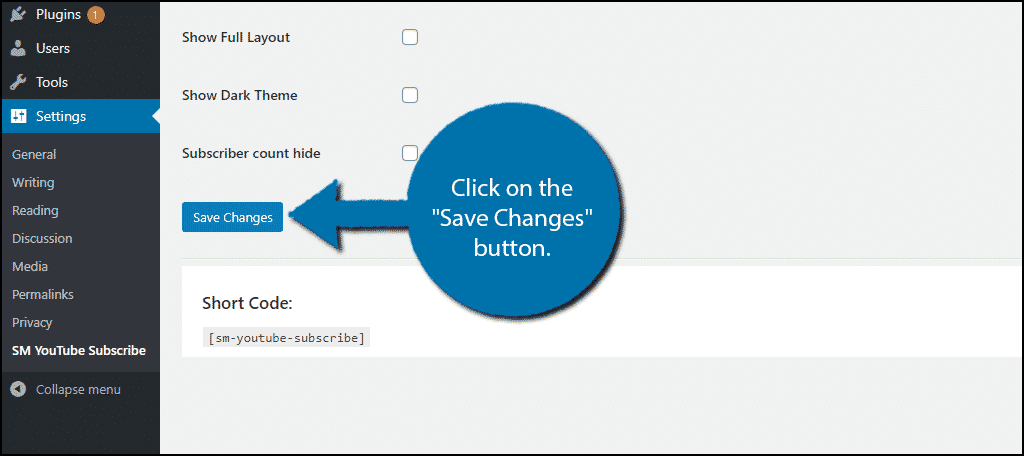 Save Changes