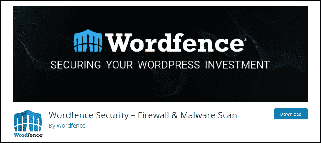 Complemento de WordPress de seguridad de Wordfence