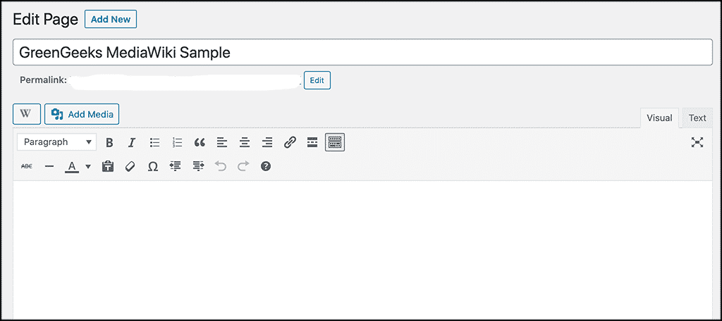 Ready to embed mediawiki content