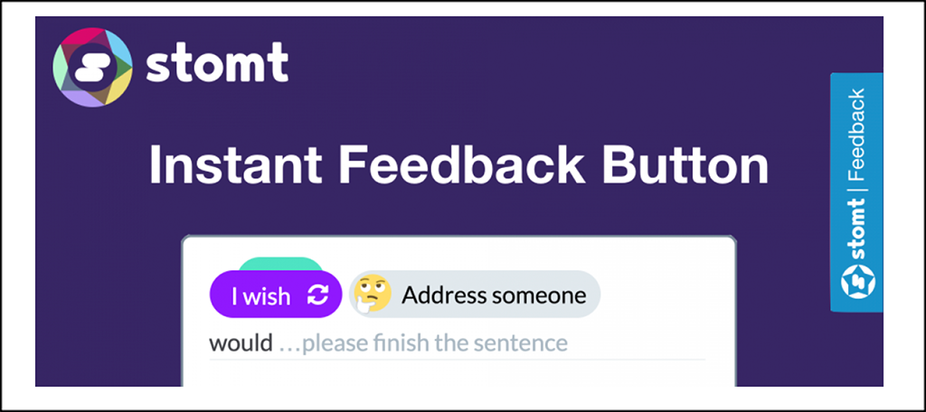 Stomt feedback form extension