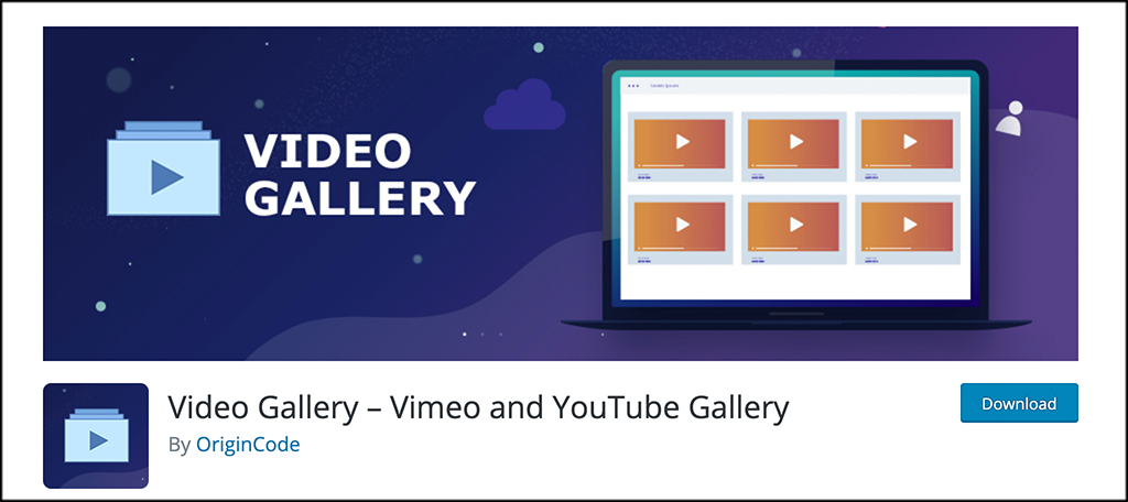 Video Gallery plugin