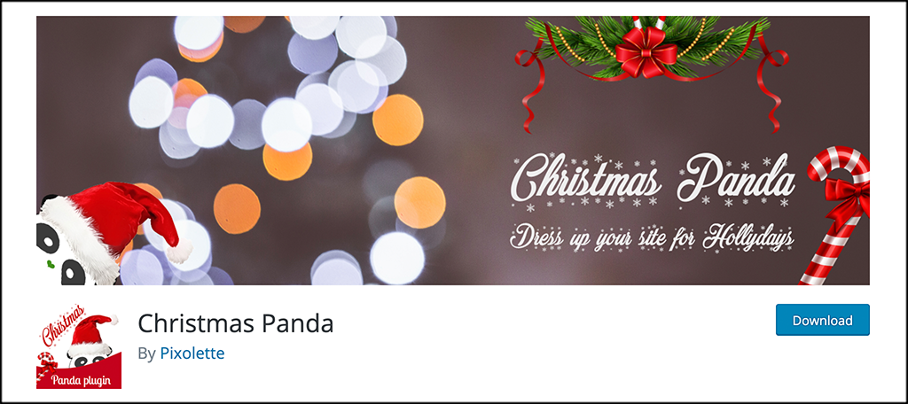 Christmas Panda plugin