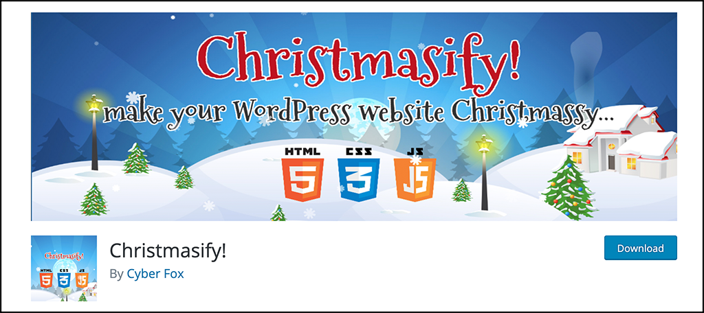 Christmasify plugin