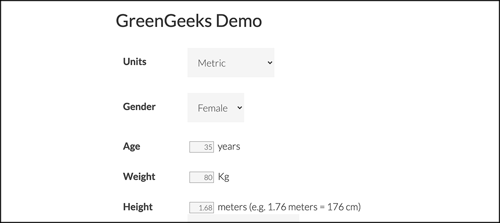 Calculator front end