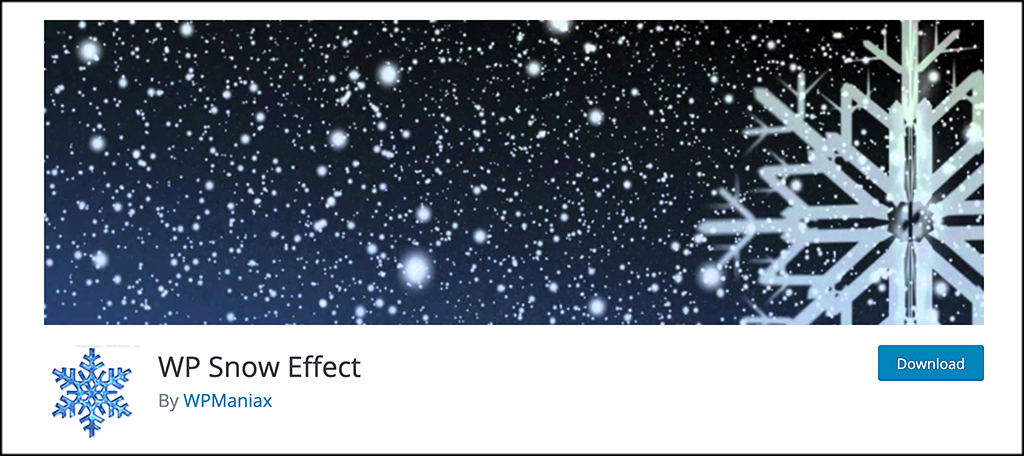 WP Snow Effect