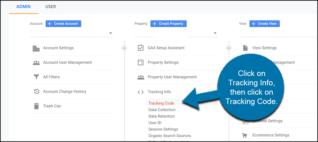 Tracking info then tracking code