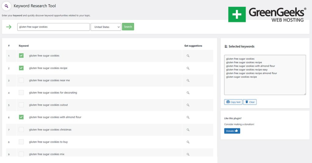 WordPress Keyword Research Tool