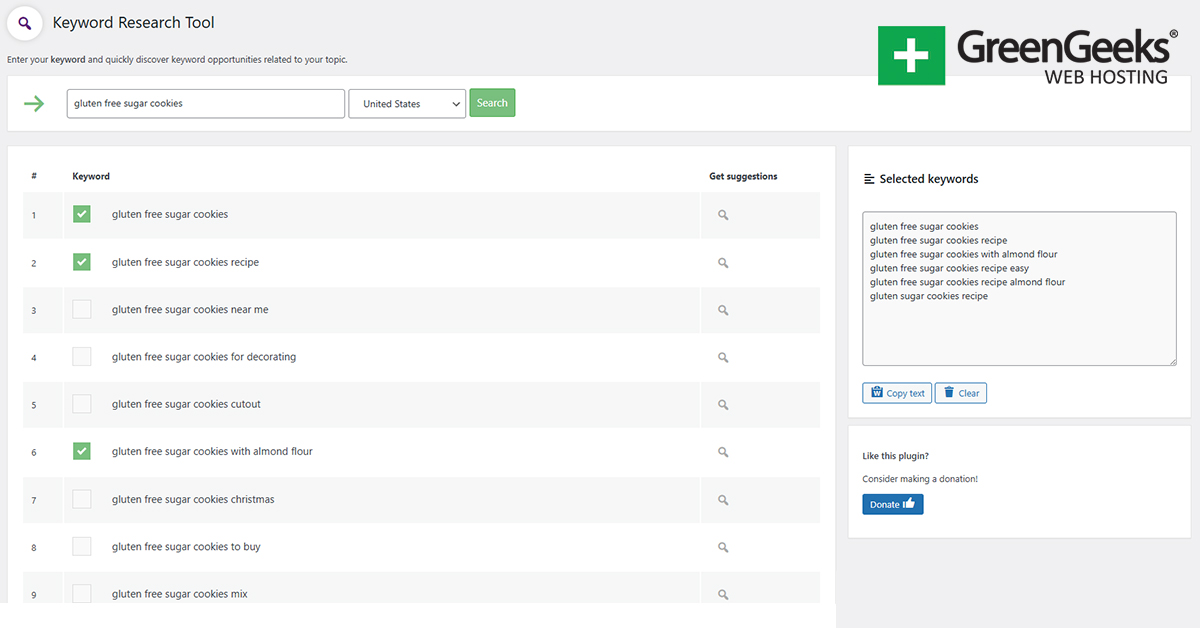 How to Use the Keyword Research Tool Plugin in WordPress - GreenGeeks