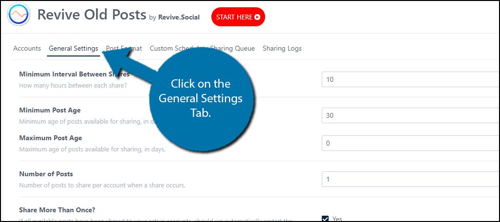 General Settings