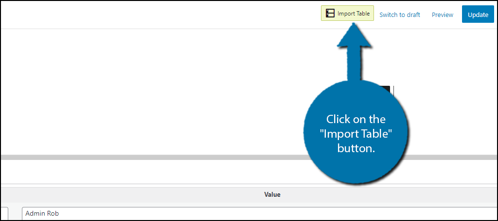 Import Table