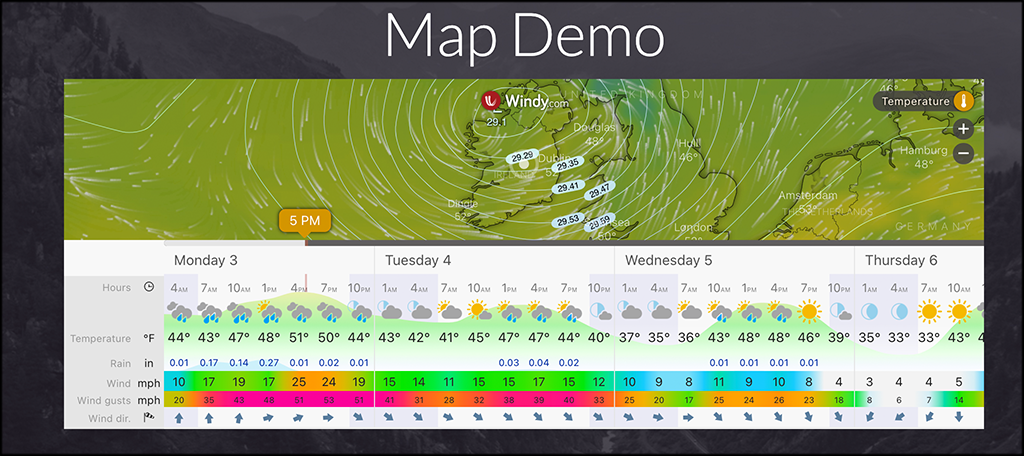 Live map