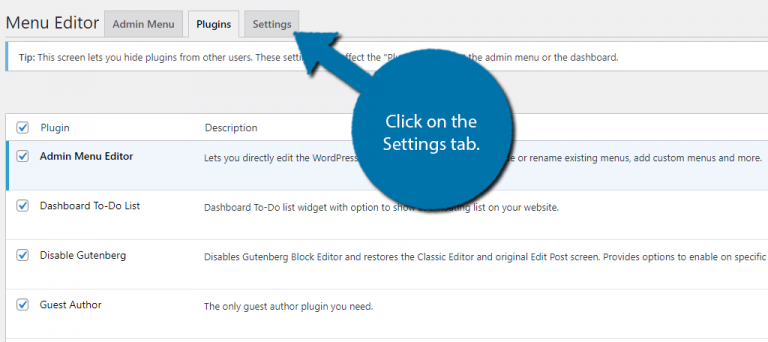 How to Organize the WordPress Backend with Admin Menu Editor
