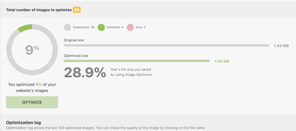 Traccia Robin Image Optimizer