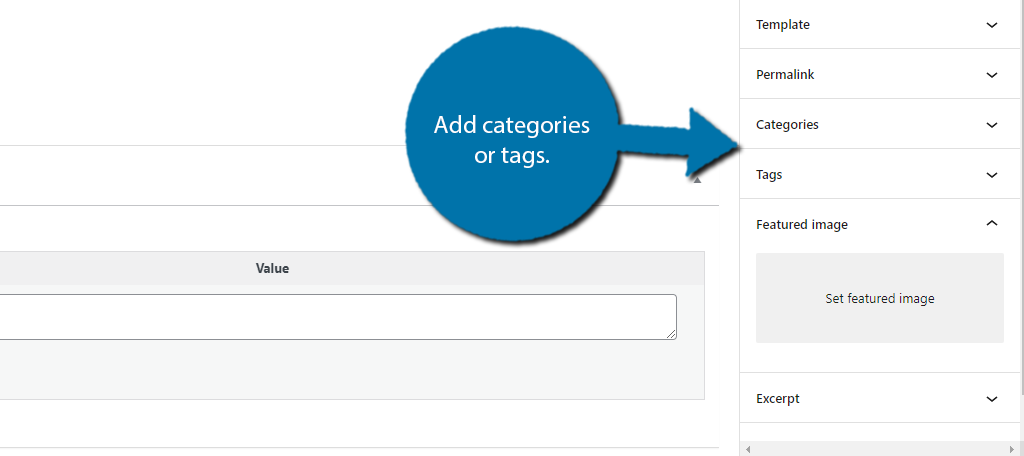 Add Categories or Tags to a New Post